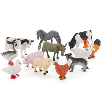 Novi simulacijski model plastične farma životinje model igračke setovi životinja piletina patka guska igračka figurica akcije obrazovne igračke figure