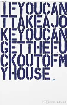Plakat Christopher Wool Art Works If You Can Take A Jokey Hom Art Print Photo Paper Art Picture Painting 12 24 36 47 Inča
