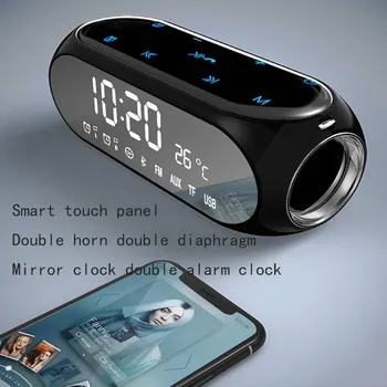 Prijenosni kućni Desktop sat bežični zvučnik Bluetooth mobile računalo alarm digitalni radio mini alarm