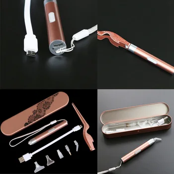 Punjiva Dijamant slikarstvo Pen USB lampica Lakat pinceta Pen Kit Dijamant slikarstvo pribor set za 5D Crystal DIY alata