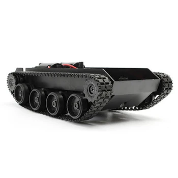 Rc Tank Smart Robot Tank Car Chassis Kit Gume Bageri Bageri Voziti Za Težak 130 Motor Diy Robot Toys For Children