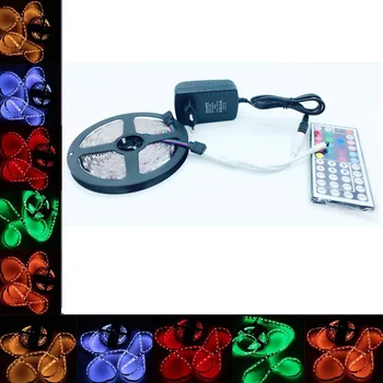 SMD RGB ne / vodootporna led traka 5050 2835 10 M 5 m LED luce LED RGB dioda LED ribbonFlexible regulator dc 12