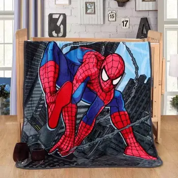 Super Čovjek-pauk flanel baciti deka 70*100 cm 100*140 cm, crtani film dječak djeca spavaća soba dekoracije Disney prekrivač za kauč automobil soft rublje