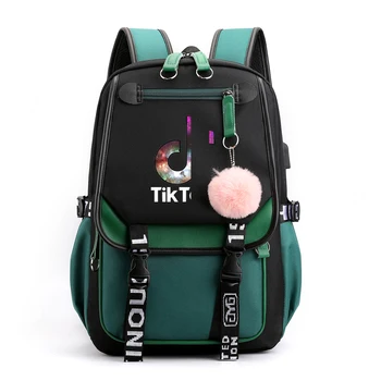 Ti-k, to-k putovanja višenamjenski ruksak USB punjenje platnu student ruksak za mlade dječake, djevojčice torbu škole