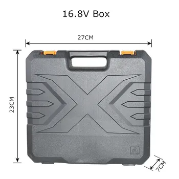 Udarni bušilica odvijač kofer 16,8 u 12 električna bušilica plastična kutija torbica za nošenje vrećica za nošenje