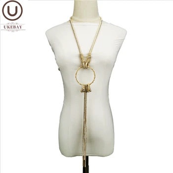 UKEBAY Novi čudno ogrlica žene luksuzni privjesak ogrlica zlatni lanac duge kićankama ogrlice ručni rad, nakit, odjeća i pribor