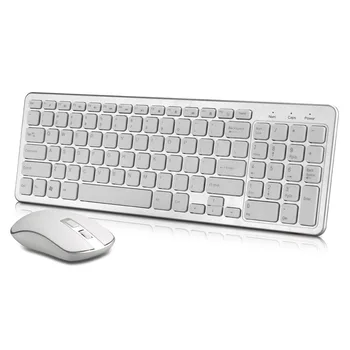 Ultra-tanki clamshell to je bežični miš bežična tipkovnica i skup miša za iMac 21,5-inčni univerzalni radni stol za laptop Macbook