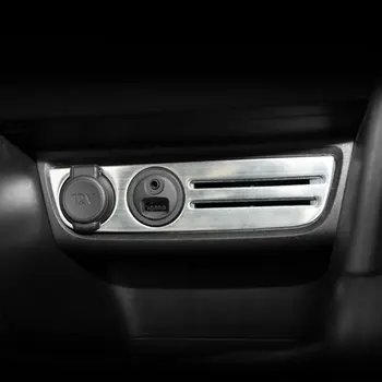 Unutrašnjost automobila upaljač položaj poklopca naljepnice za Peugeot 2008-19 styling automobila naljepnica od nehrđajućeg čelika
