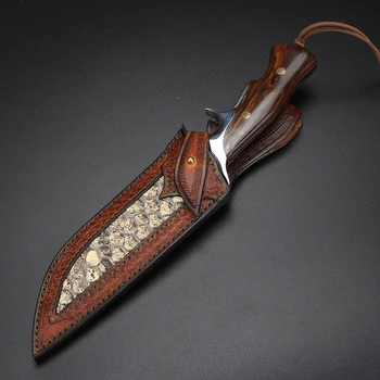 Vanjski kamp Damask nož surviva lgear lovački noževi, alati za Ribolov taktički borbeni nož samoobrane visoka kvaliteta čelika