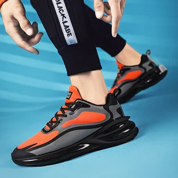 Vanjski muške tenisice visoke kvalitete čipka-up amortizacija sportska obuća prozračni oštrica casual cipele Zapatos Hombre Sapatos