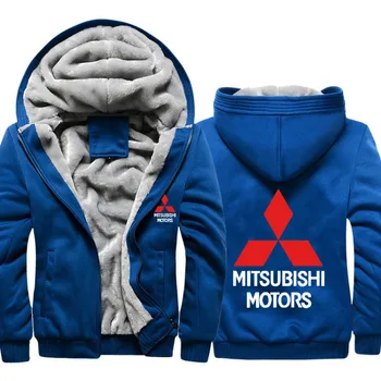 Veste muški Mitsubishi Car Logo Print jakna muškarci hoodies zima сгущает toplo runo pamuk munja kamuflaža реглан Muški kaputi