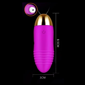Vibrator program bežični daljinski upravljač seks igračke za žene 11 brzine tiha вибрирующая metak jaje USB Punjiva masaža loptu