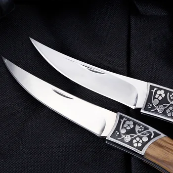 Visoka kvaliteta 5Cr14Mov sklopivi lovački nož džepni nož za preživljavanje taktičkih noževa mali izravni nož otac je najbolji poklon