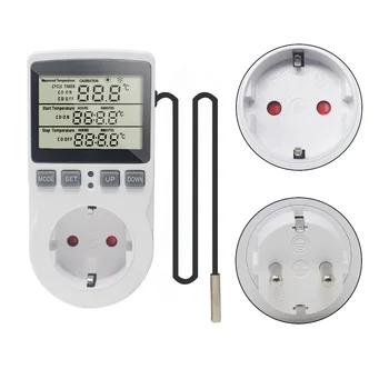 Višenamjenski digitalni termostat regulator temperature utičnica utičnica s vremena prekidač senzor sonda za grijanje hlađenje 16A 220V