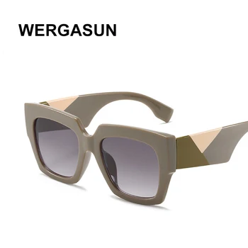 WERGASUN moda trg sunčane naočale Žene luksuzni brand dizajner berba ženske sunčane naočale naočale za žene Gafas de sol uv400