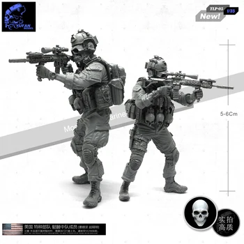 Yufan Model 1/35 Figure Bindemittel Soldier Member Of Skull Squadron Of Us Special Forces Military Model Unmounted Tlp-05