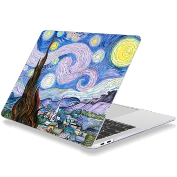 Zvjezdana noć predložak torbica za laptop Apple MacBook Pro Retina Air 12 13.3-inčni New Pro 15.4 16 inch Cover shell
