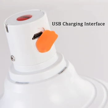 Žarulja E27 220 10 W sigurnosna rasvjeta za uštedu energije vanjski kamp lampa USB punjenje led svjetlo