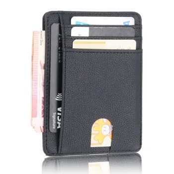 КУДИАН medvjed Rfid muški novčanik mali kožni držač kreditne poslovne kartice su muške mini torbice novčanik žene Porta Tarjetas BID251 PM49