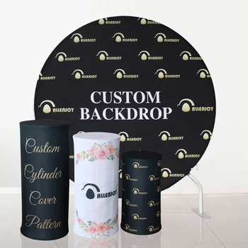 Allenjoy custom cylinder background stand wedding birthday party supplies decor background support system detalj foto studio