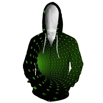 Poleron hombre hoodie men Purple vortex 3D printed Zipper Hoodies majica 3d Full Print tkanina moda muškarci hoodies munje