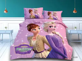 Smrznuto Elsa Anna Spider-Man posteljina S bračnim krevetom veličina ručnici za dječaka deka duvet pokriva jednokrevetna veo baby baby posteljina