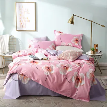 JDDTON Flamingo Bed Set Queen Size novi zgodan komplet posteljinu deka jastučnicu ručnici deka Twin Size, Full Size BE162
