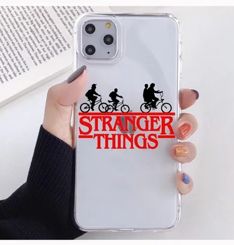 PUNQZY Soft TPU Stranger Things Coque Shell torbica za telefon Samsung A50 A70 A30 S10 S11 S20 PLUS S9 S8 S7 S6 CASE Cover Hot TV