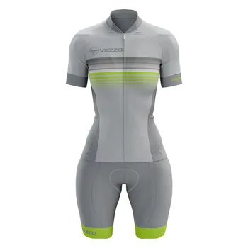 VEZZO ljeto kratkih rukava žene bicikl Skinsuit Roupa De Ciclismo Speedsuit MTB biciklizam je triatlon Sport na otvorenom, odjeća kombinezon